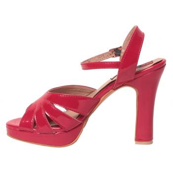 Women Synthetic Red Heels 3
