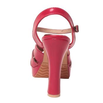 Women Synthetic Red Heels 4
