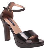 Women Synthetic Black Heels