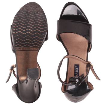 Women Synthetic Black Heels 5