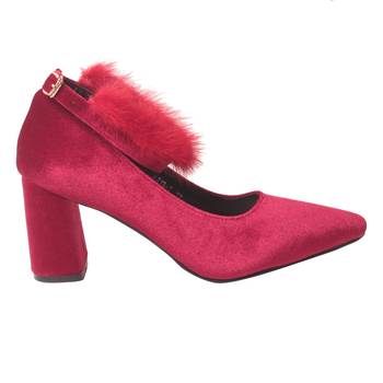 Women Black Synthetic Heels 2