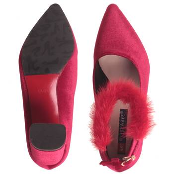 Women Black Synthetic Heels 5