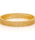 White Cubic Zirconia Bangles And Bracelets