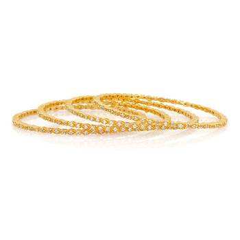 White Cubic Zirconia Bangles And Bracelets 2