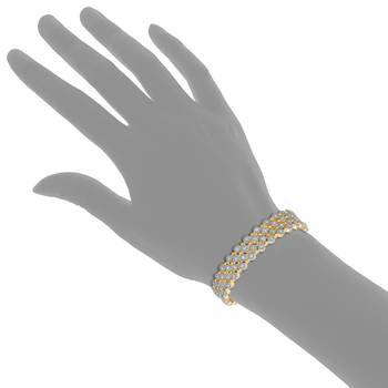 White Cubic Zirconia Bangles And Bracelets 3