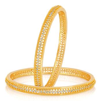 White Cubic Zirconia Bangles And Bracelets 1