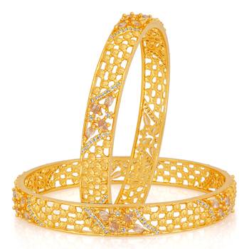 White Cubic Zirconia Bangles And Bracelets 1