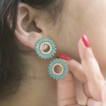 Blue studs 2