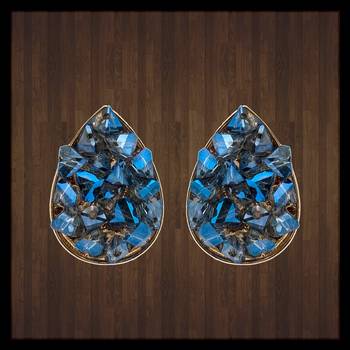 Blue studs 1