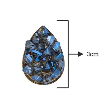 Blue studs 3