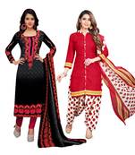 Black Printed Cotton Salwar