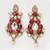 Celebrity Necklaces Pink & White  Bridal Kundan & Polkil Sets