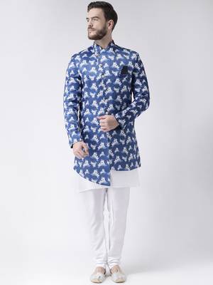 Multicolor Floral Print Indo Western Dresses 1