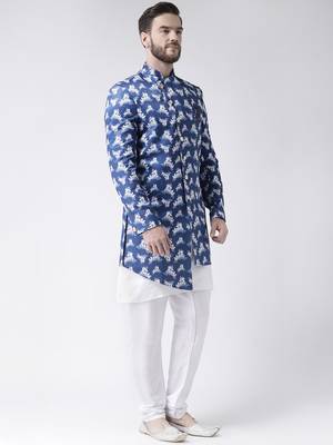 Multicolor Floral Print Indo Western Dresses 3