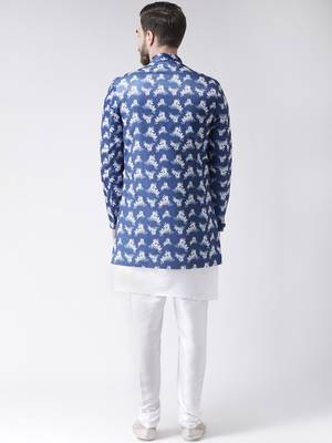 Multicolor Floral Print Indo Western Dresses 4