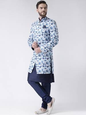 Multicolor Floral Print Indo Western Dresses 2