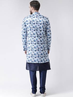 Multicolor Floral Print Indo Western Dresses 4
