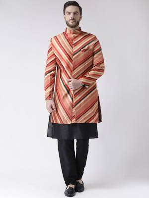 Multicolor Floral Print Indo Western Dresses 1