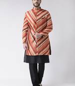 Multicolor Floral Print Indo Western Dresses