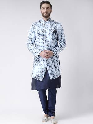 Multicolor Floral Print Indo Western Dresses 1