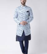 Multicolor Floral Print Indo Western Dresses