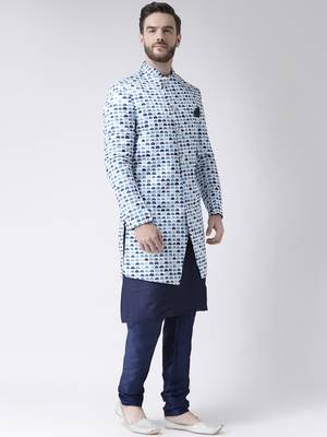 Multicolor Floral Print Indo Western Dresses 3