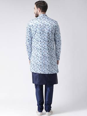 Multicolor Floral Print Indo Western Dresses 4