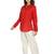 Women's Red Cotton Polka Dot Printed Top