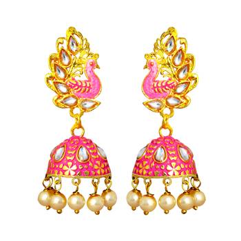 Pink Earrings 1