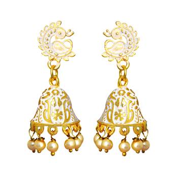 White Earrings 1