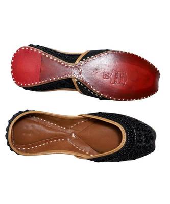 Black Pearl Work Party Wear Ethnic.Jutti 5