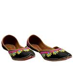 Black Thread Work Party Wear Ethnic.Jutti