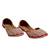 Red Stone Work Party Wear Ethnic.Jutti
