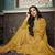 Yellow Designer Party Wear Plazo Suit