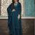 Blue Designer Party Wear Plazo Suit