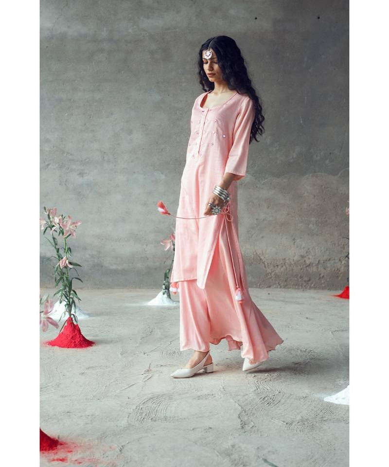 "Karnika" kurta-Skirt Set