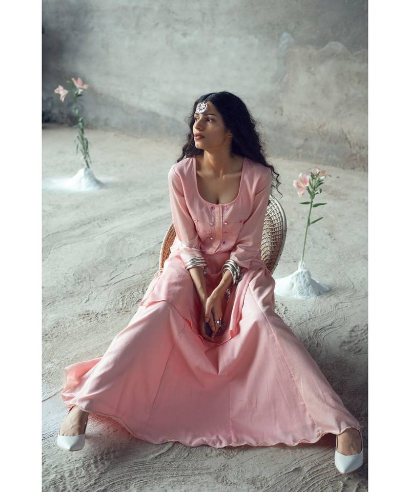 "Karnika" kurta-Skirt Set