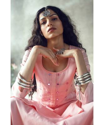 "Karnika" kurta-Skirt Set 6