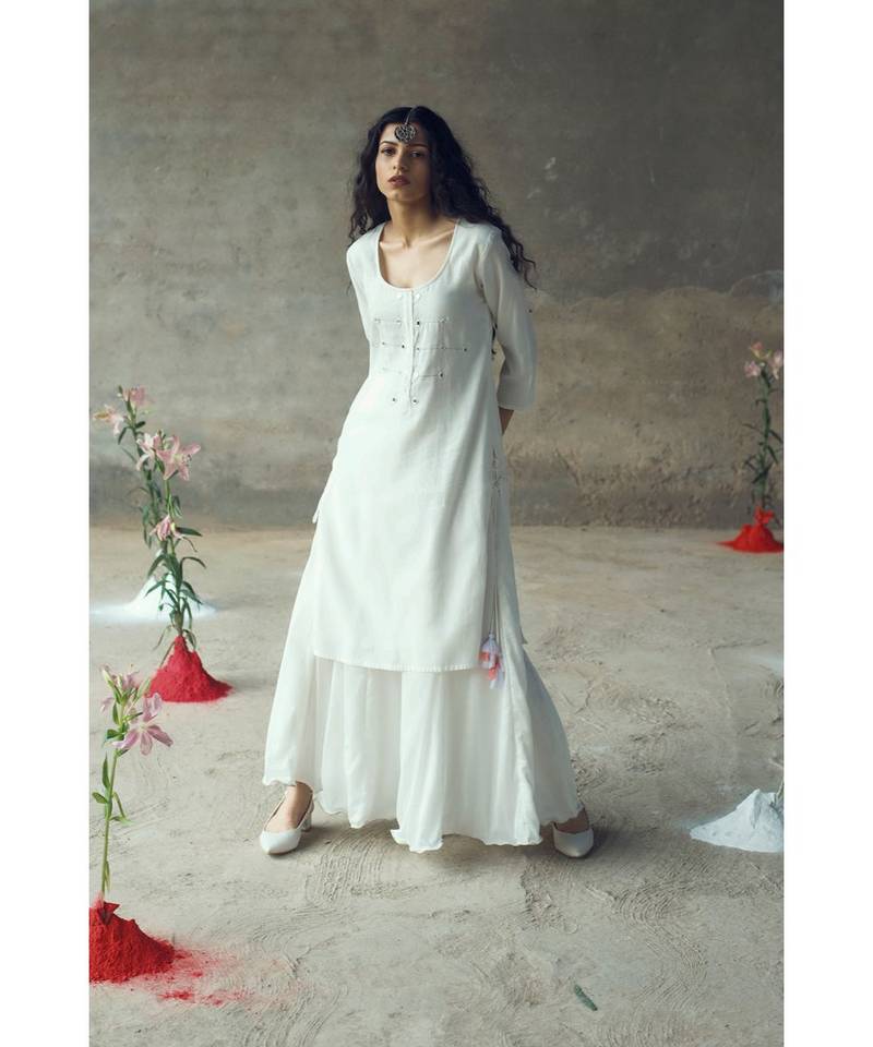 "Some" kurta-Skirt Set