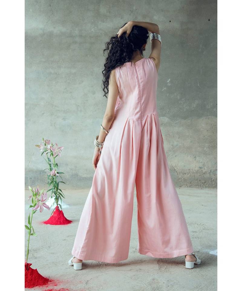 "Sundari" Pitthan Work Sleeveless Jumpsuit