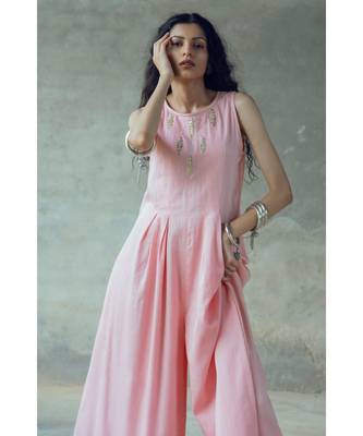 "Sundari" Pitthan Work Sleeveless Jumpsuit 4