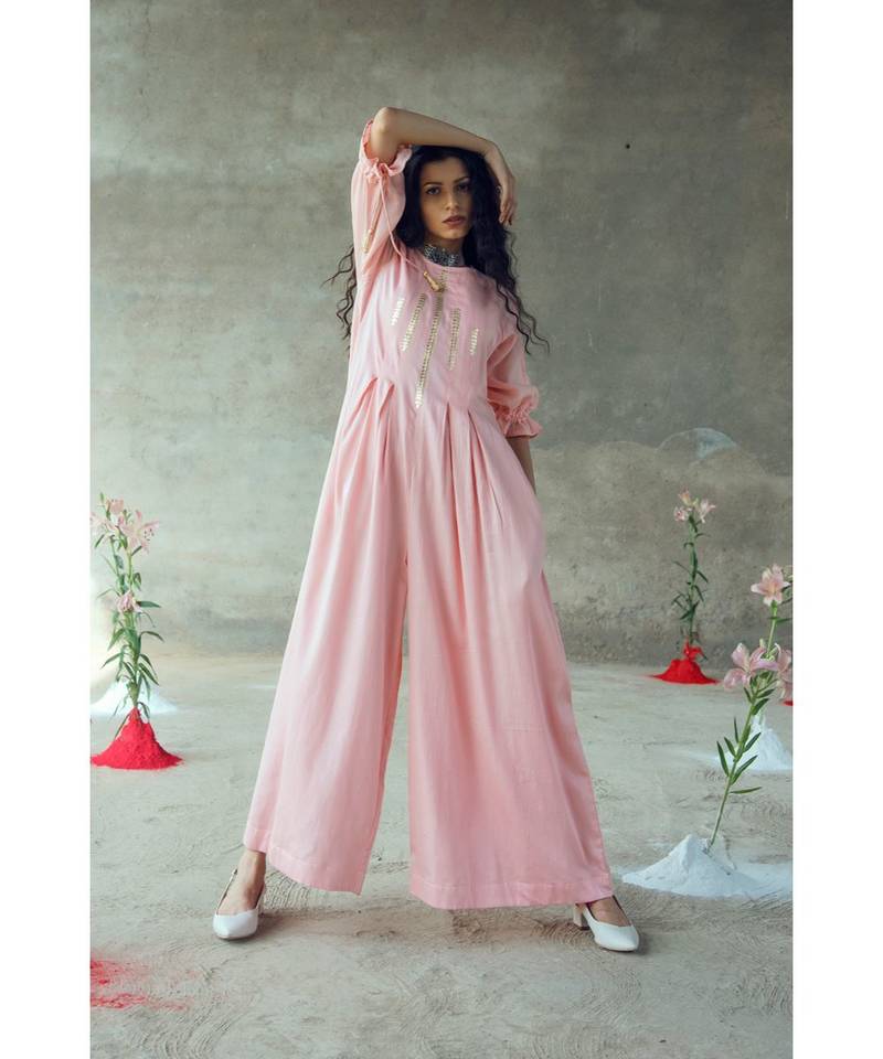 "Suvahu" Tie Up Sleeve Jumpsuit