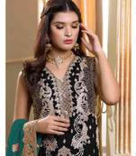 Black Pakistani Style Designer Suit