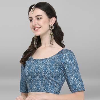 Janasya Women's Poly Silk Stitch Blouse 2