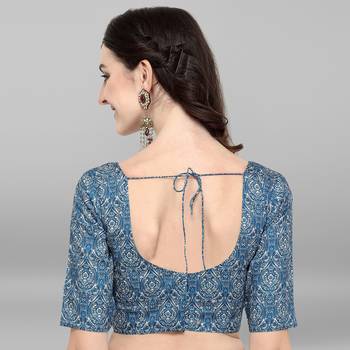 Janasya Women's Poly Silk Stitch Blouse 3