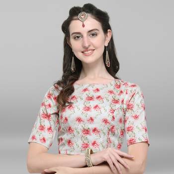 Janasya Women's Poly Silk Stitch Blouse 1