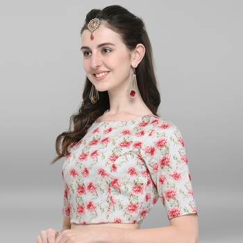 Janasya Women's Poly Silk Stitch Blouse 2