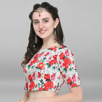 Women's Poly Silk Stitch Blouse 1