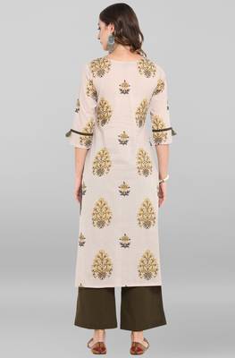 Janasya Women's Grey Cotton Kurta With Palazzo 5