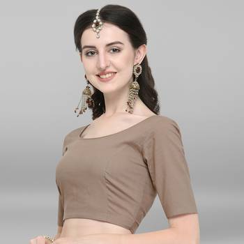 Janasya Women's Cotton Lycra Stitch Blouse 2
